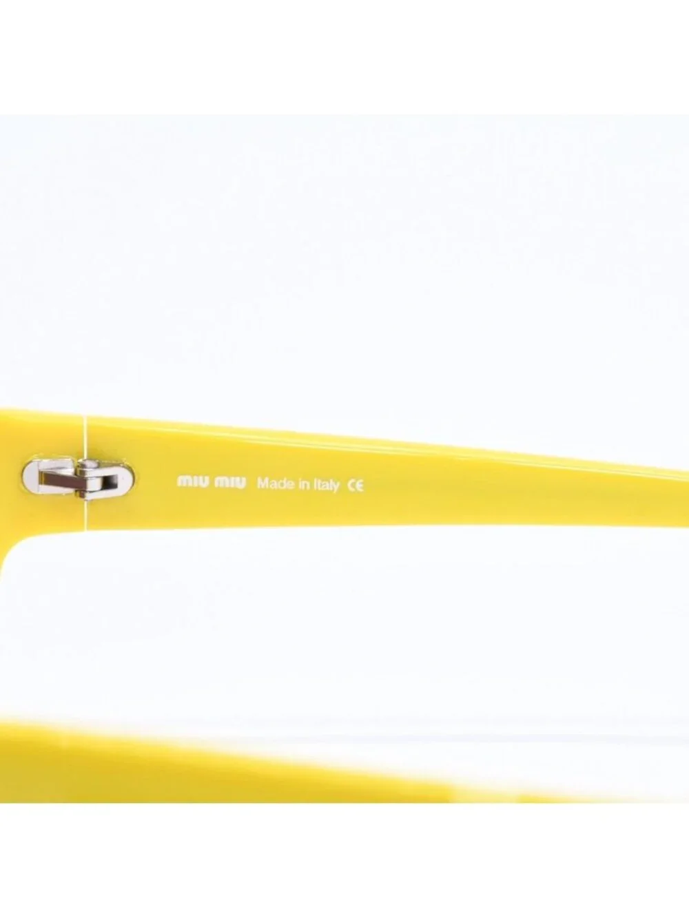 Miu Miu Sunglasses Eyewear Cat Eye Yellow Brown